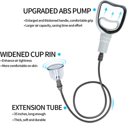 Cupping Kit for Massage Therapy, 32 Cups Professional Chinese Cupping Set with Vacuum Therapy for Cellulite and Muscle