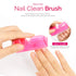 Teenitor Gel Nail Polish Remover Kit, 10pcs Remover Clips, 115pcs Nail Wipe Pads, Hot Red