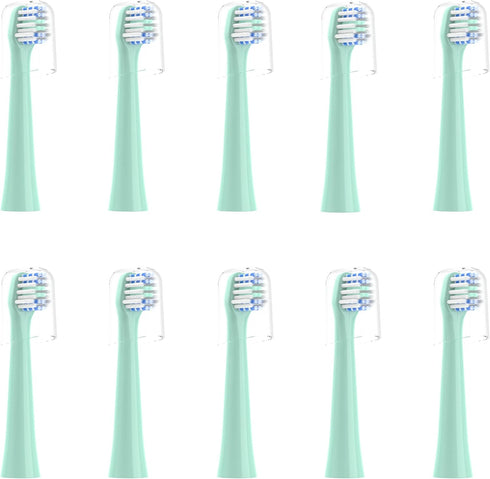 Replacement Toothbrush Heads 10 Pack Compatible with Colgate Hum Smart Battery Electric Toothbrush