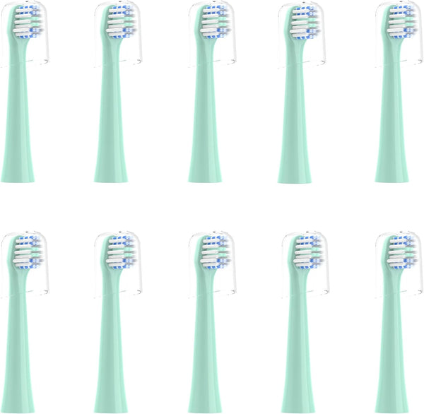 Replacement Toothbrush Heads 10 Pack Compatible with Colgate Hum Smart Battery Electric Toothbrush