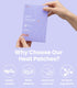 xinjue 10 Portable Menstrual Pain Relief Heat Patch, Adhesive Heat Patches for Period Cramps and Backache Relief