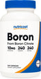 Nutricost Boron Capsules 10mg, 240 Vegetarian Capsules, Gluten Free and Non-GMO Supplement