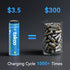 TAKOO 4/8 Pack, 1.5V 3000mWh/880mWh 1.5H 1000 8 Pack) Lithium AA/AAA Batteries Rechargeable Double A/Triple A Battery