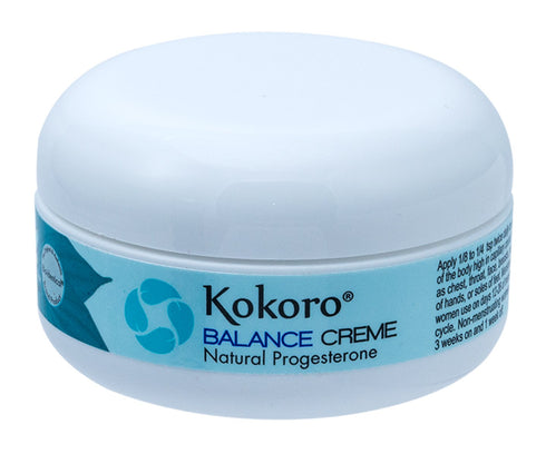 Kokoro Balance Creme for Women | Skin Moisturizing | 2oz Jar | No