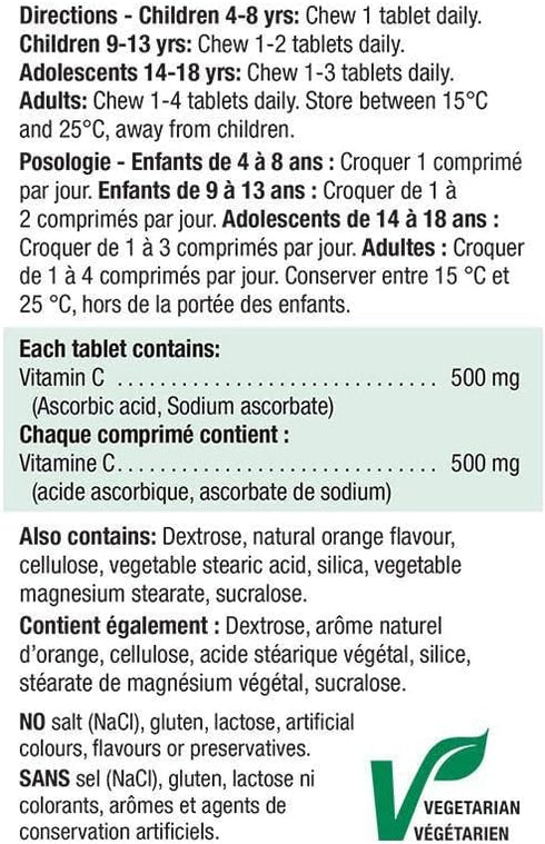 Vitamin C - Wild Blueberry - 500 Mg