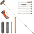 eazer 89'' Squeegee Window Cleaner 2 in 1 with Rotatable Tool Kit, Extension Pole for Indoor/Outdoor Window and Car