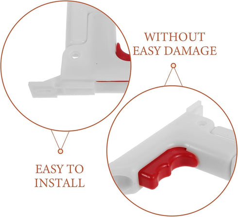 HONITANO Bed Side Rail Latch: Plastic Safety Release Knob Adjustable Drop Mechanism - Replacement Release Button