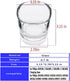 Replacement Charger Glass Cup for Philips Electric Toothbrush, Compatible with Multiple Models, Charging Base