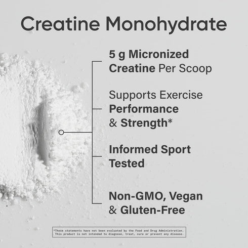 Sports Research Creatine Monohydrate - Gain Lean Muscle, Improve Performance and Strength, Support Workout Recovery - 5