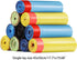 MOLKASIA 2-3 Trash Bags Gallon Drawstring Small Garbage Bags for Office Kitchen Bedroom Colorful Portable Thickened