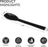 Party Essentials 20-Piece Plastic Buffet Serving Utensils Kit, Spoons/Forks/Tong in Black