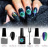 MEET ACROSS 9D Cat Eye Gel Nail Polish Set - 6 Colors Soak Off UV LED Light Magnetic Gel Kit with Free Magnet Stick