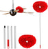 Ceiling Fan Cleaner Duster, Reusable Microfiber Blade Cleaner with Extension Pole Adjusts 13 to 49.7 Inch for Cleaning