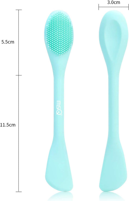 MSQ Silicone Face Mask Brush, 2 Pack Soft Facial Cleansing Scrubber for Skincare