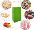 KEYYOOMY Mini Green Paper Bags, Green Party Favor Bags, Small Party Goodie Bag, 24 CT, 3.5 X 2.4 X 7.1 In