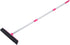 Carpet Hair Removal Broom with 48'' Telescoping Handle, Rubber Broom Carpet Rake for Pet Hair Dust Removal, Daily