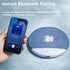 Under Pillow Speaker for Sleeping, Mini Bone Conduction Bluetooth Sleep Aid, Stereo Bass, Volume Control, TF Card