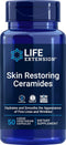 Life Extension Skin Restoring Ceramides - Vegan Phytoceramide Supplement, 50 Veg Capsules