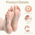 LXUEJIE 75 Count Corn Cushions for Feet, Self-Stick Adhesive Callus Cushions to Protect Sore Spots with Foam Padding