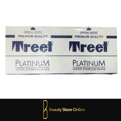 Platinum Super Stainless Double Edge Razor Blades, 100 Blades