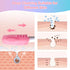 Silicone Face Scrubber, Exfoliating Lip Brush, Cleansing Brush for Makeup Removal, Blackhead Skin Care Tool