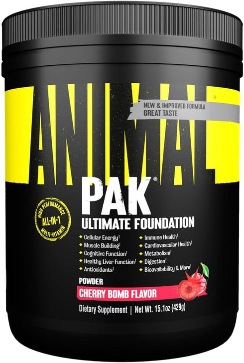 Animal Pak - Vitamin Powder with Zinc, Magnesium, Amino Acids & More - Multivitamin for Men & Women - 60 Scoops