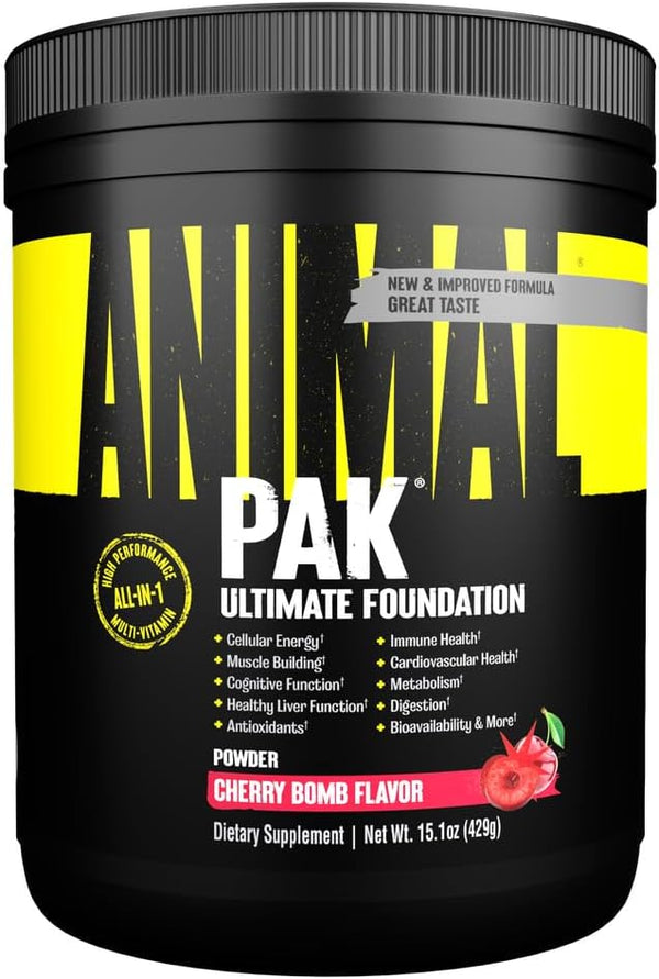 Animal Pak - Vitamin Powder with Zinc, Magnesium, Amino Acids & More - Multivitamin for Men & Women - 60 Scoops
