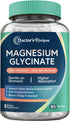 Doctor's Recipes Magnesium Glycinate, Chelated Magnesium for Bone, Muscle, Nerve & Energy Support, 90 Tablets