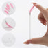 100 Pcs Disposable Mascara Wands, Crystal Eyebrow Spoolies Brush for Eyelash Extensions, Makeup Applicators with