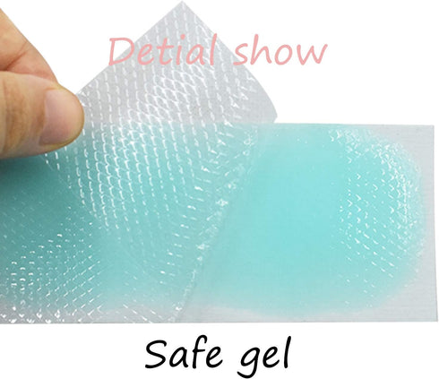 20 Sheets Fever Cooling Gel Patches, Cooling Forehead Strips Cool Gel Pads for Dog Foot Baby Kids Children Adult Relieve Headache,Toothache Pain, Drowsiness Fatigue Refreshing Sunstroke