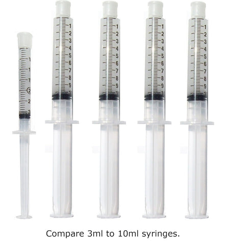 Teeth Whitening Gel Syringe Dispensers - 22% Carbamide Peroxide Tooth Bleaching Products, 10ml, 4 Pcs