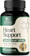 Heart Supplements 1650mg for Heart Health Support with CoQ10, L-Arginine, Magnesium, 60 Capsules