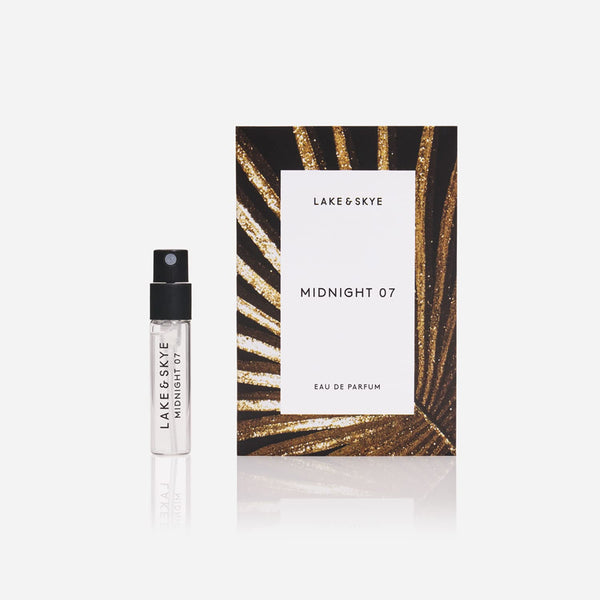 Lake & Skye Midnight 07 Eau de Parfum Spray (0.06 fl oz) - Long Lasting, Alluring, Fruity, Paraben-Free