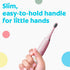 TARSHYRY Toothbrush,IP7 5 Kids Soft Sonic Electric Power Toothbrush Battery Powered Cute Bunny with Brush Heads