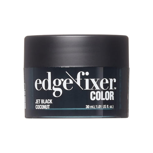 Red by Kiss Color Edge Fixer 24HR Max Hold Pomade for Fly Away and Edge Frizz Hair, Jet Black