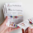 Fuqimanman2020 6mm Spiritual Crystal 7 Chakra Stretch Bracelet - Natural Stone Healing with Meaning Cards for Anxiety