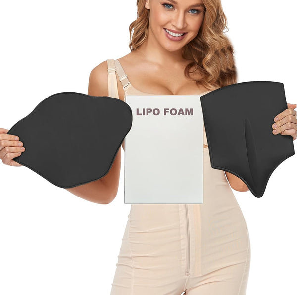 KUSMOO 3 Pack Lipo Foam Ab Board Post Surgery Liposuction Abdominal Compression Board