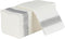 Cloth Feel Dinner Napkins with Silver Design Disposable - Single Use Linen