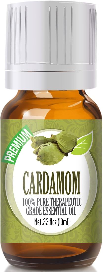 Healing Solutions Pure Cardamom Essential Oil 10ml (0.33 oz) – Skin Aromatherapy Oil
