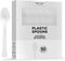 Plastic Spoons - Boxed | Clear | Pack of 50
