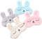 4 Pack Soft Plush Cute Animal Rabbit Sleeping Eye Mask Blindfold Sleep Masks for Kids Girls Women Home Traveling