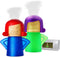 Abnaok Angry Mama Microwave Cleaner, 2 PCS, Steam Cleaner for Home or Office, English Manual Included