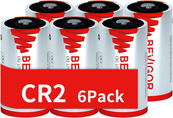 6 Pack CR2 3V Lithium Battery Long Lasting Power for Range Finder and More