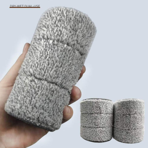 18 Inch Mop Pads Replacement, 6 Pack Washable Microfiber Mop Head Replacement