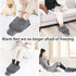 HZACHYX Soft Large Foot Cover, hot Water Bottle and Cold Water Bottle for feet, Warm Foot Cushion, Rubber Cold/hot