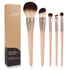 Professional Face Makeup & Foundation Brush Set, 5Pcs Premium Base Brush Kit for Face