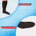 Women-4 13-15 Bulinlulu Extra Width Diabetic Socks Men Pairs Wide Edema Sock for Swollen Feet,Non Slip Cast Bariatric