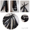 Uptell Single Spring Hollow Out Hair Clips, 6 Pcs Black Alligator Barrette Duckbill for Women