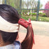 Leather Ponytail Holder, Handmade Leather Hair Ties, Braid Holder, Long Hair Accessories, Crazy Horse Leather (1pc)