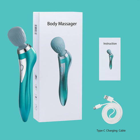 Handheld Personal Massager, Personal Tension Relief, Portable Rechargeable Body Massage Tool, Cordless Wand Massager
